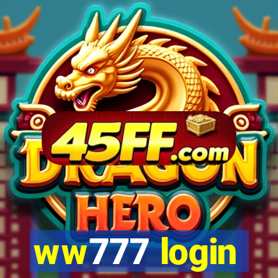 ww777 login